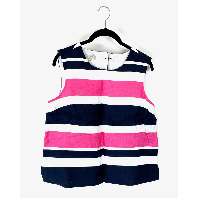 Striped Linen Top – Size 6