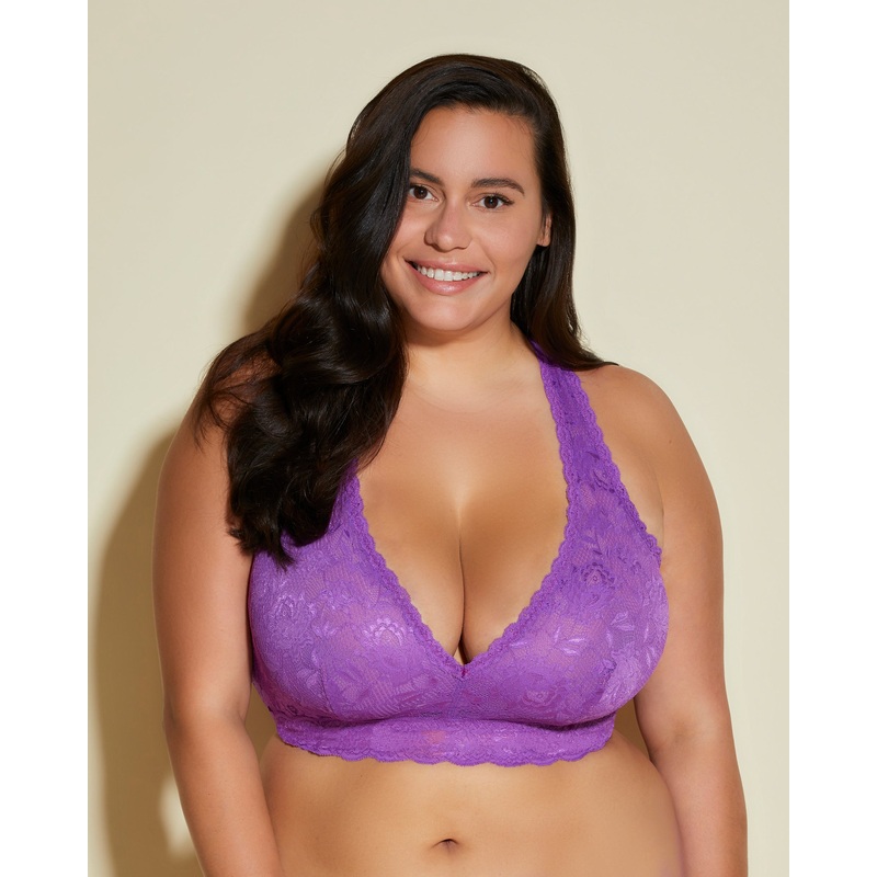 Ultra Curvy Racie Racerback Bralette Cyclamen XS