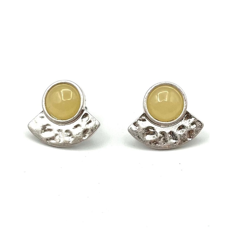 Yellow Stone Earrings