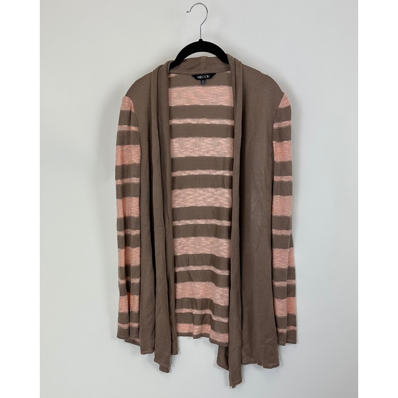 Brown and Pink Cardigan – Size 2-4