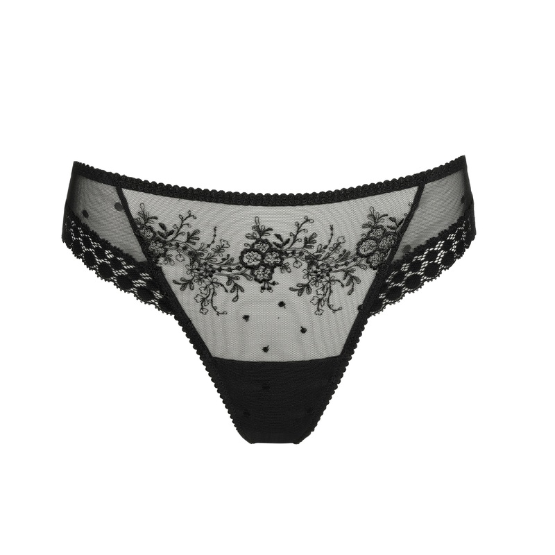Annaelle Black Thong Black XS