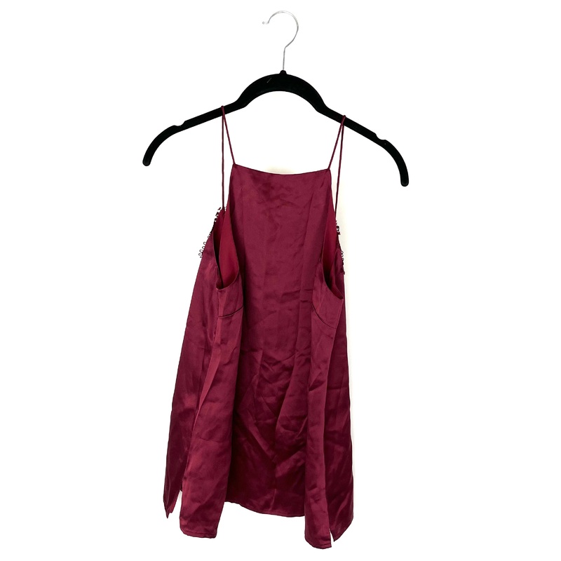 Burgundy Strappy Top – Size 2-4