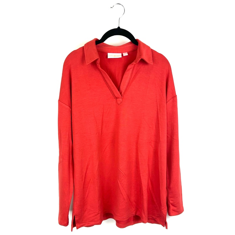 Burnt Orange Collared Shirt – Size 6/8