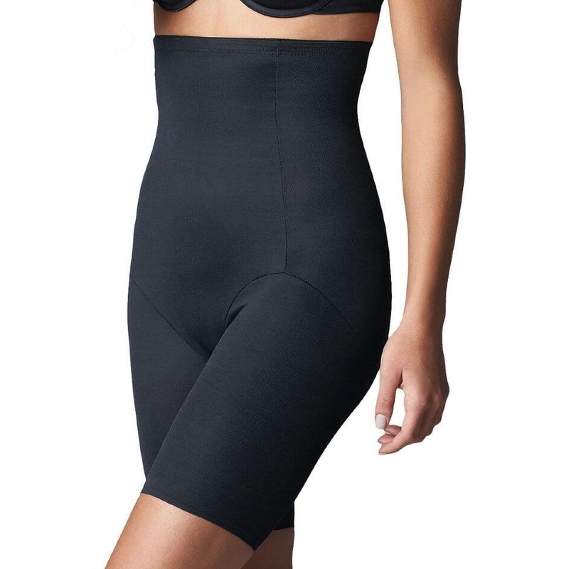 Naomi & Nicole Unbelievable Comfort Plus High Waist Long Leg – Black XL