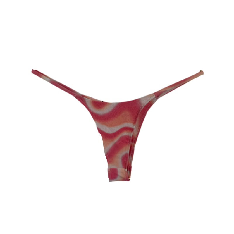 Pink Thong Bikini Bottom –  XS, S, M, L, XL, XXL Small (Size 00/0)