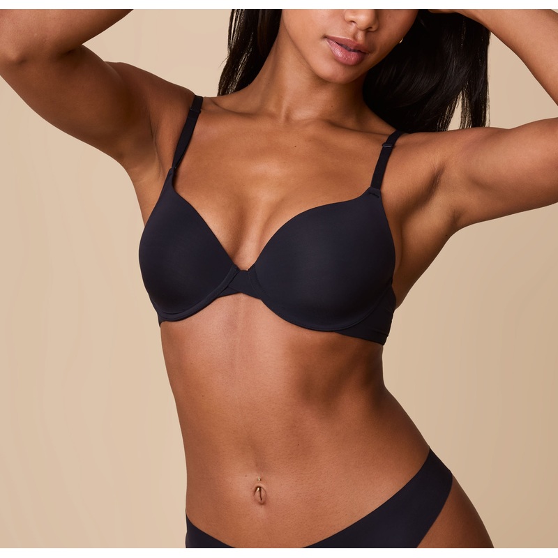 Base T-Shirt Bra – Black Black 32 A