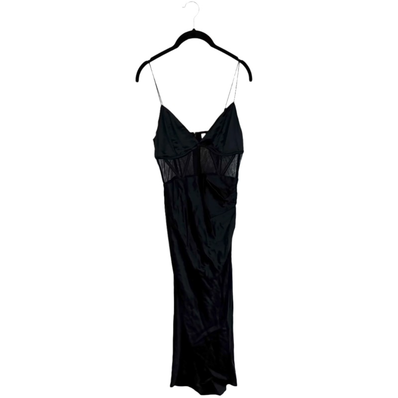 Black Side Slit Dress – Size 4/6