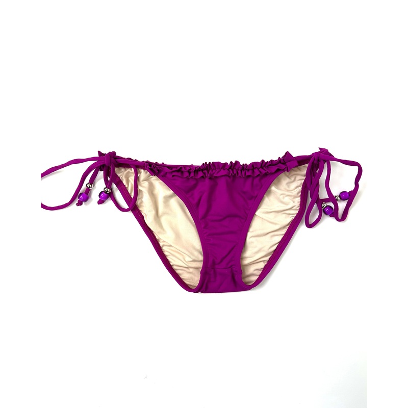 Magenta Ruffle Swim Bottoms – Extra Small