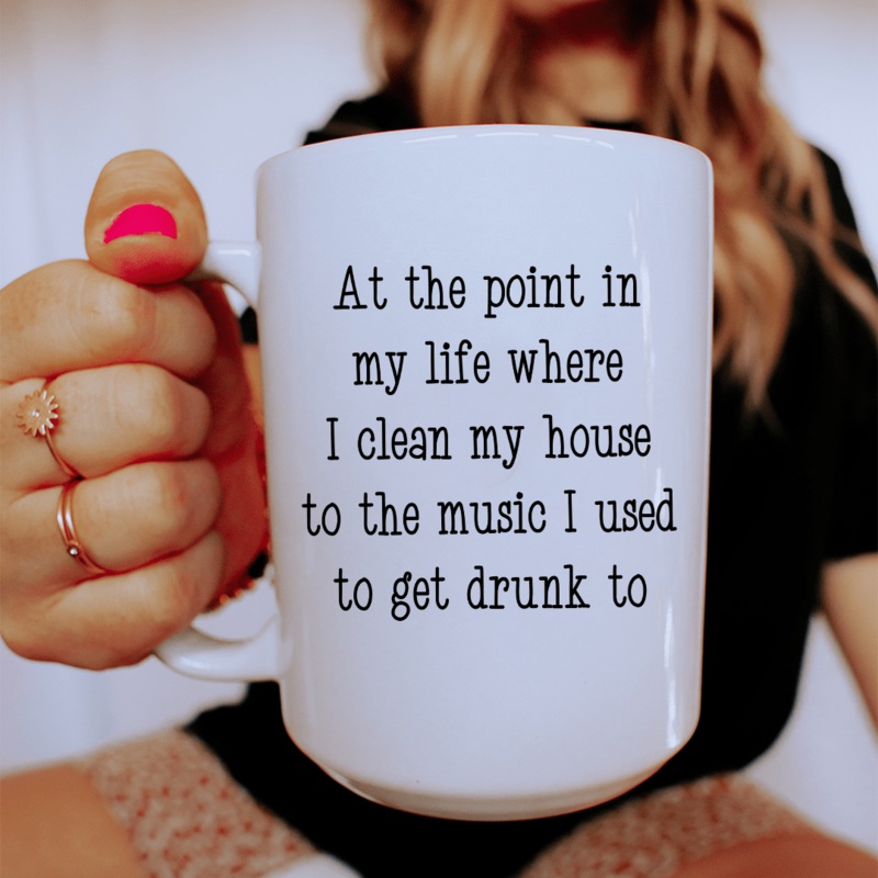 At The Point In My Life Mug 15 oz White One Size