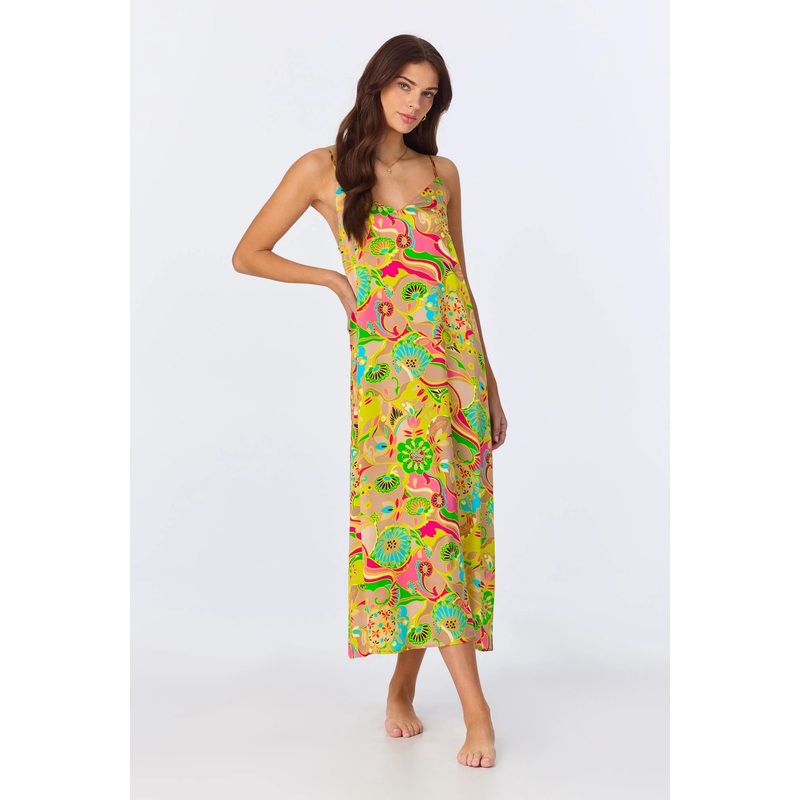 Bedhead x Trina Turk Chemise Silk Lingerie XSmall Heritage