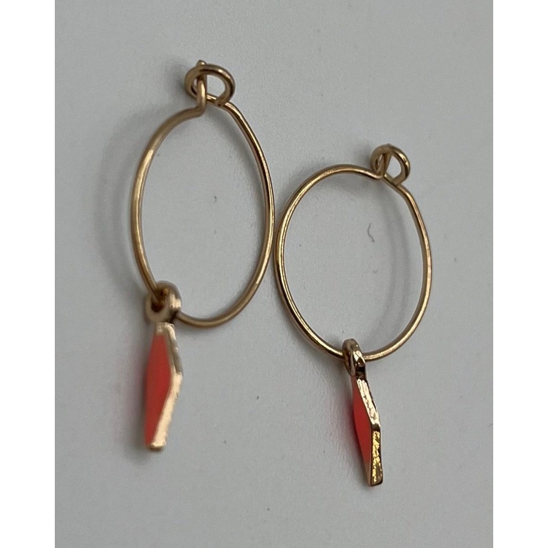 Gold Charm Earrings
