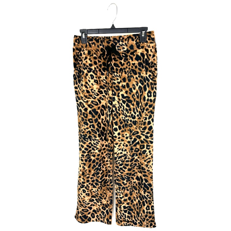 Leopard Fleece Lounge Pants – Size 2/4