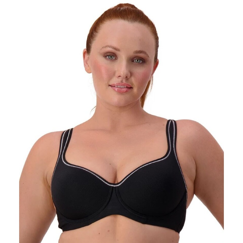 Triumph Triaction Racerback Sports Bra – Black 32A