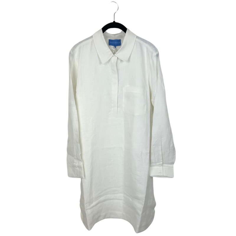 White Linen Dress – Size 0-14 Extra Small (Size 0-2)