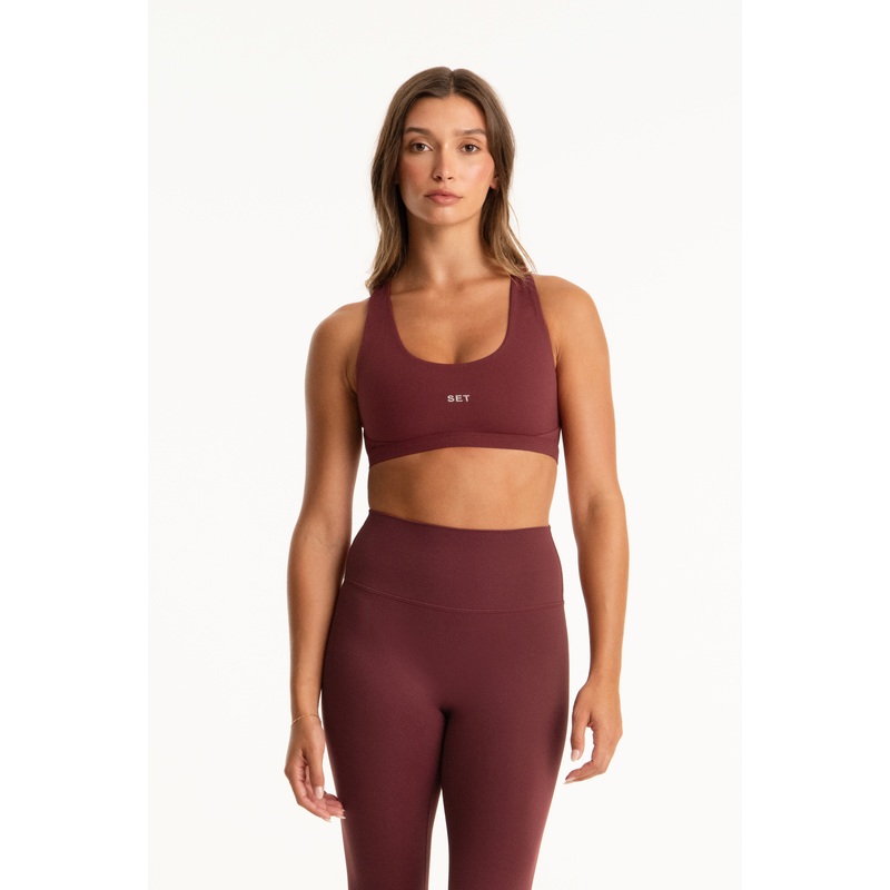 AIRLUXE BREATHE PARKE POSE BRA – RHUBARB Rhubarb XS