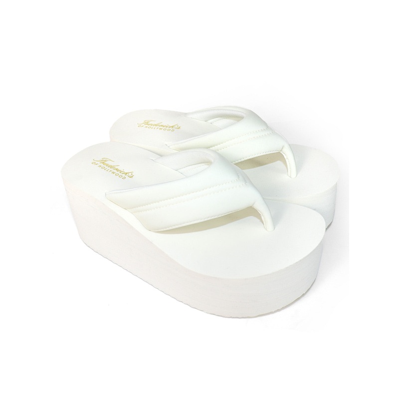 Alita Chunky Platform Sandal White 5.5