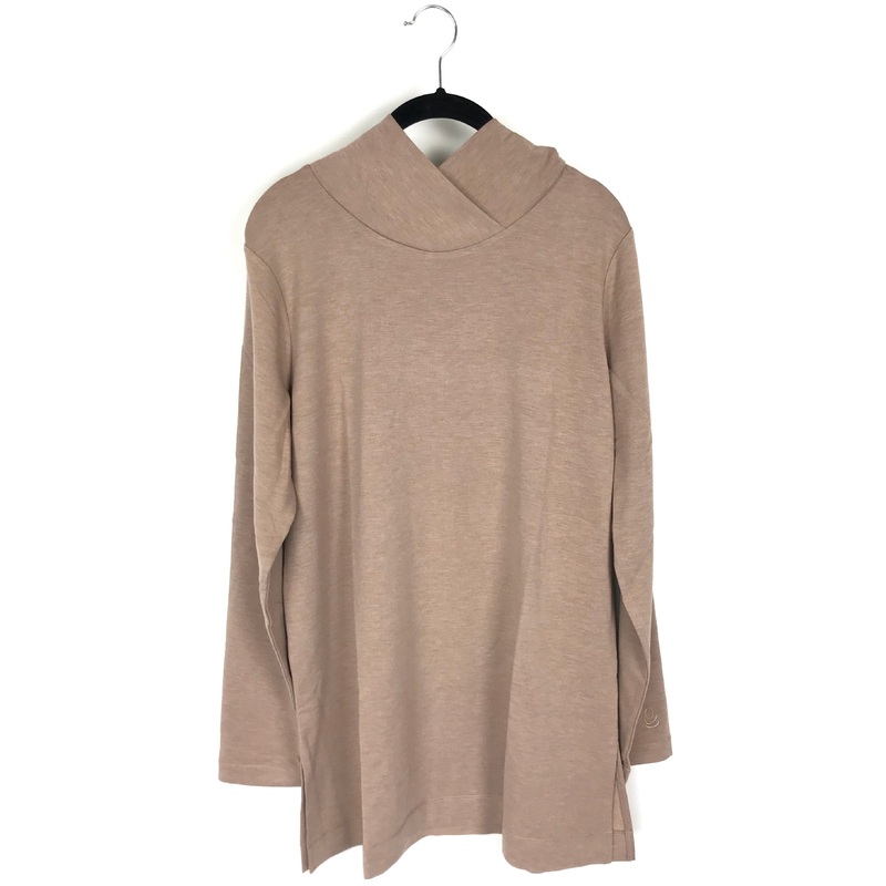Beige Long Sleeve Top- Size 6-8