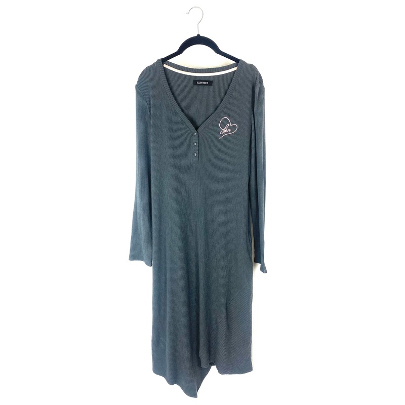 Long Sleeve Lounge Dress- Medium