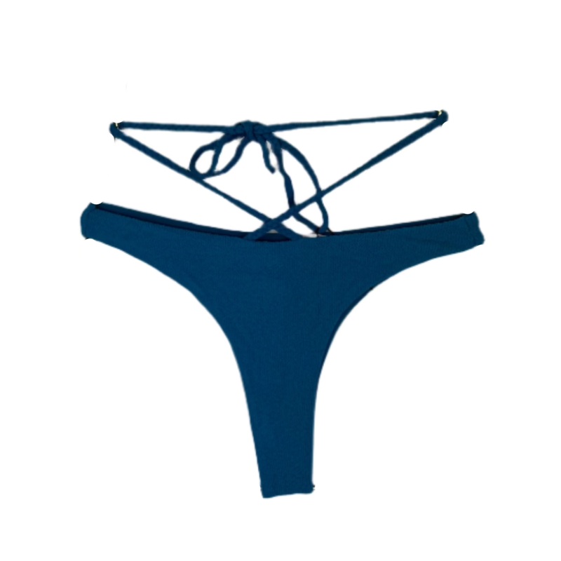 Dark Teal Thong Bikini Bottom – M, L, XL, XXL Medium (Size 4/6)