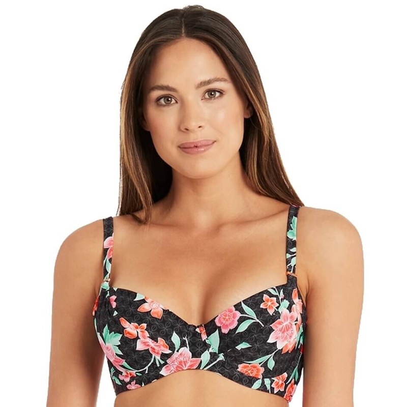 Sea Level Mauritius DD-E Cup Underwire Bikini Top – Black 4