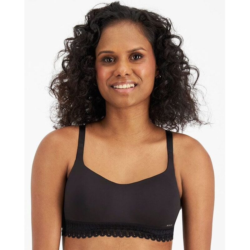 Berlei UnderState Lace Wire-free Crop Bra – Black XL – B/C