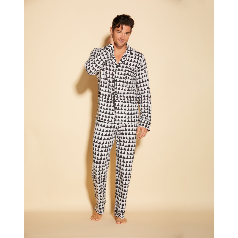 Pigiama Classico Da Uomo Con Top  Maniche Lunghe E Pantaloni Jazzy Jeff S