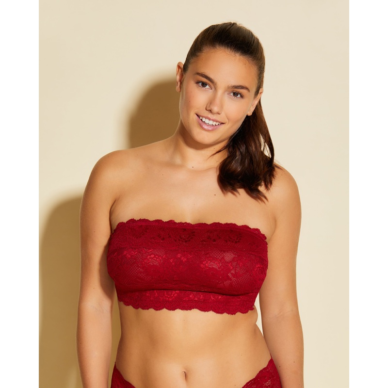 Sujetador Bandeau Flirtie Curvy Sindoor Red XS