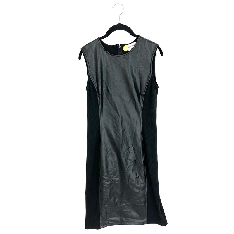 Black Faux Leather Dress – Size 6 Size 6