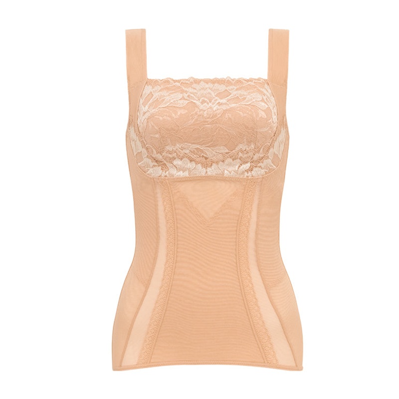 Easy Slim Lacy Bust-Up Shaper 24 S (US XS) Champagne