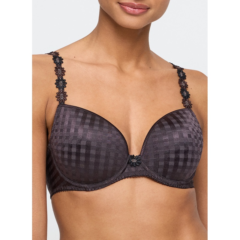 Avero Sweet Chocolate Padded Plunge Bra Sweet Chocolate 34B
