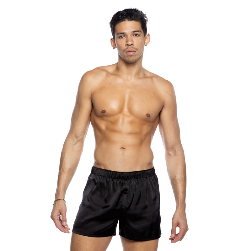 Mens Champion Boxer Black Small