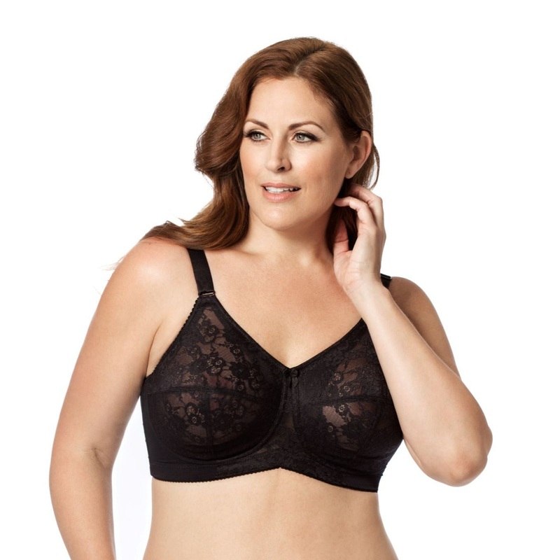 Wirefree Lace Softcup Bra – 1303 BLACK 38E
