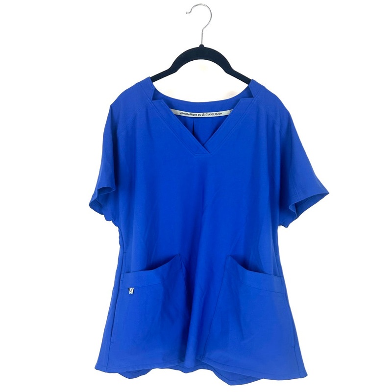 Blue Scrub Top – Size 6/8