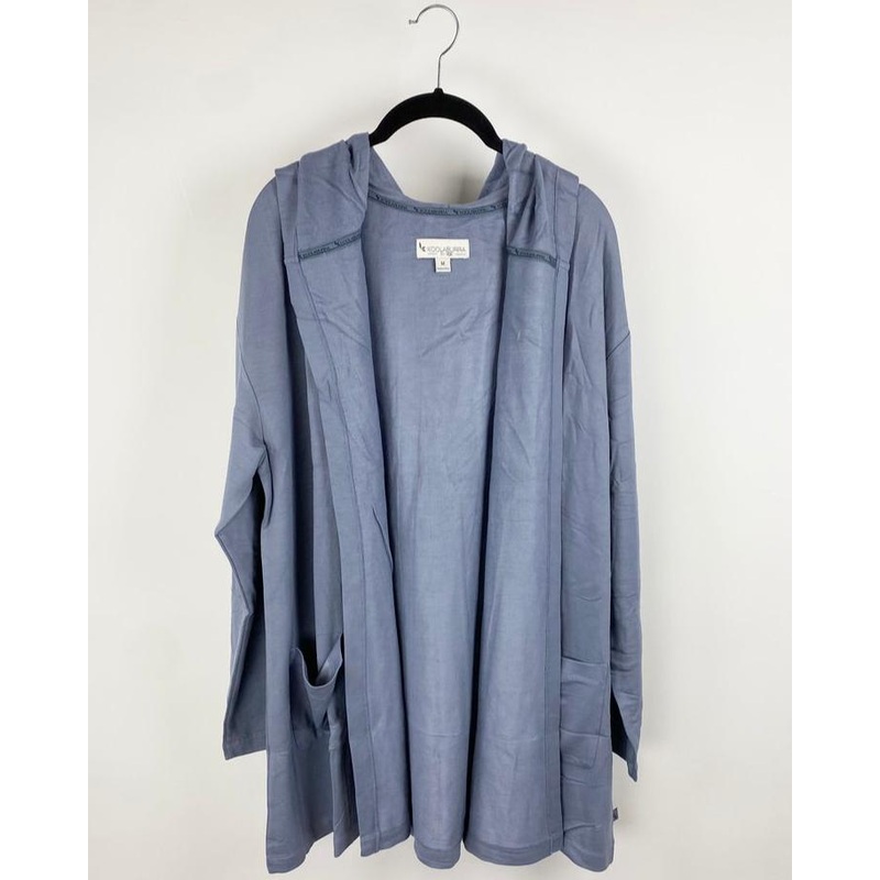Dusty Blue Open Cardigan – Extra Small Extra Small