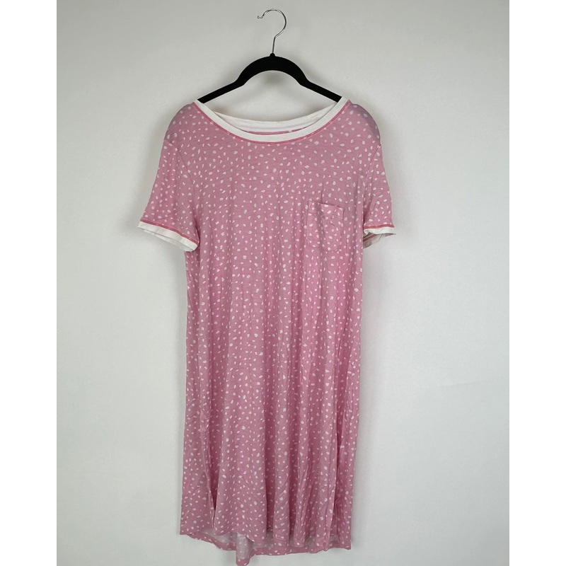 Pink Polka Dot Nightgown – Small
