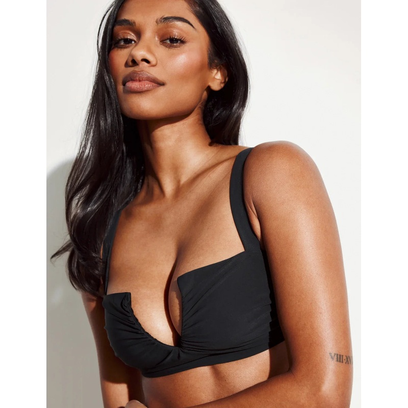 Sculpt Ruched Bikini Top Wild Cat XS