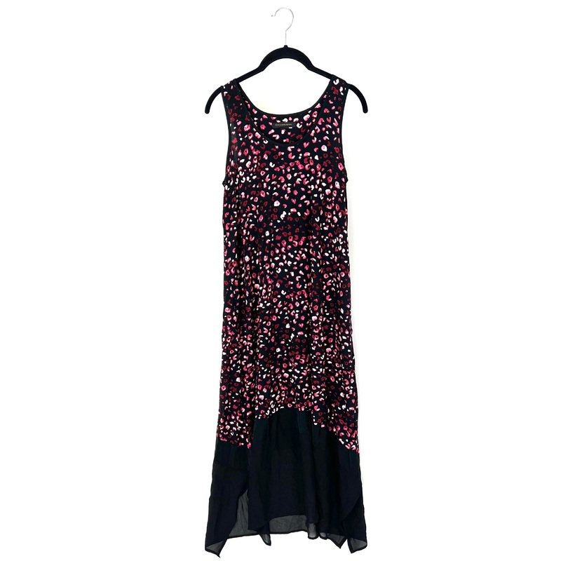 Sleeveless Pink, Red, and Black Nightgown – Size 4/6