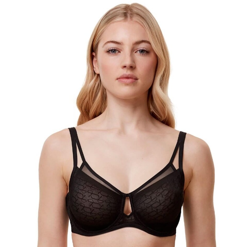Triumph Signature Sheer Underwired Minimiser Bra – Black 32DD