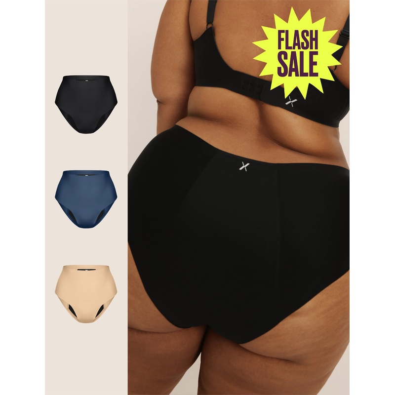 Ultra Leakproof Zones+ High Rise 3-Pack
