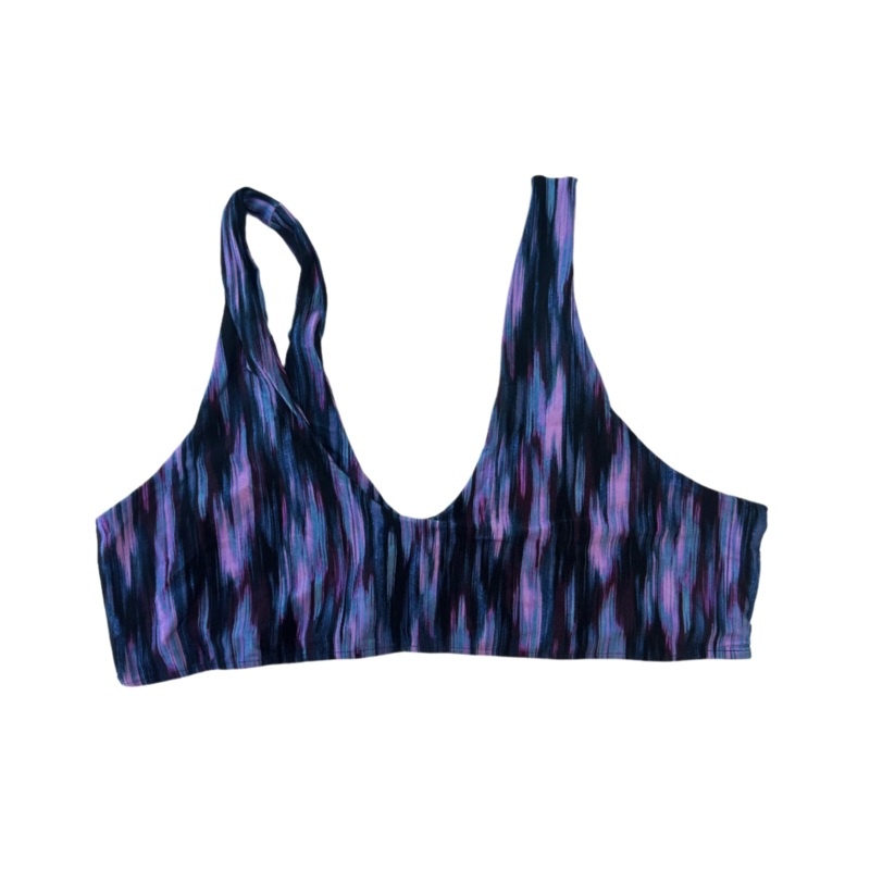 Blue & Purple Scoop Bikini Top – Extra Extra Large