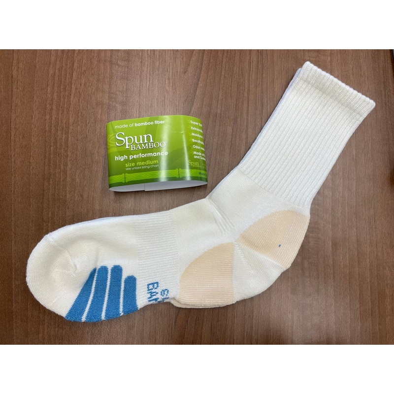 High Performance Crew Bamboo Viscose Socks Medium Single