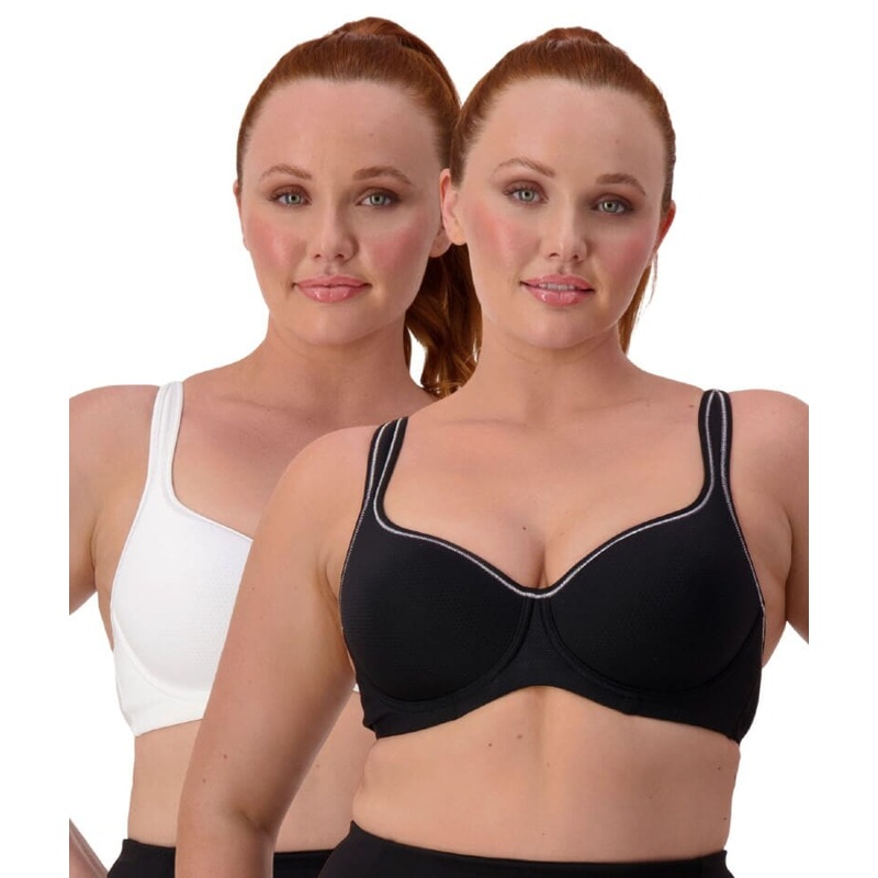 Triumph Triaction Racerback 2 Pack – Black/White 32A