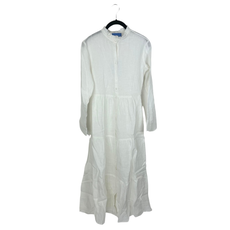 White Linen Maxi Dress – Size 0/2 and 4/6, 8/10 and 16 Extra Small (Size 0-2)