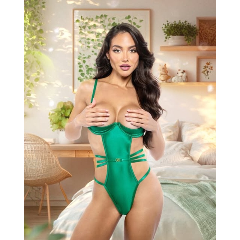 Cleopatra Shelf Cup Teddy Green X-Small