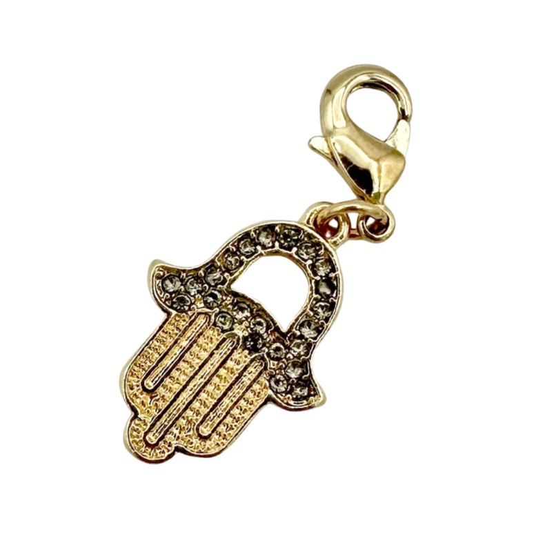 Gold Hand Pendant Charm