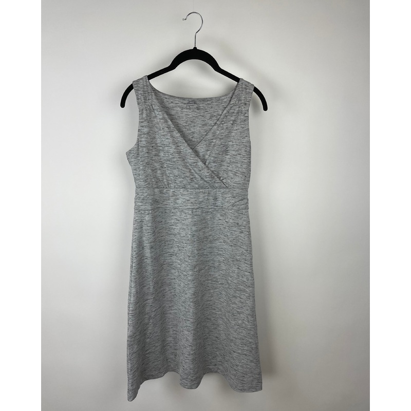 Heather Grey Sleeveless Dress – Small