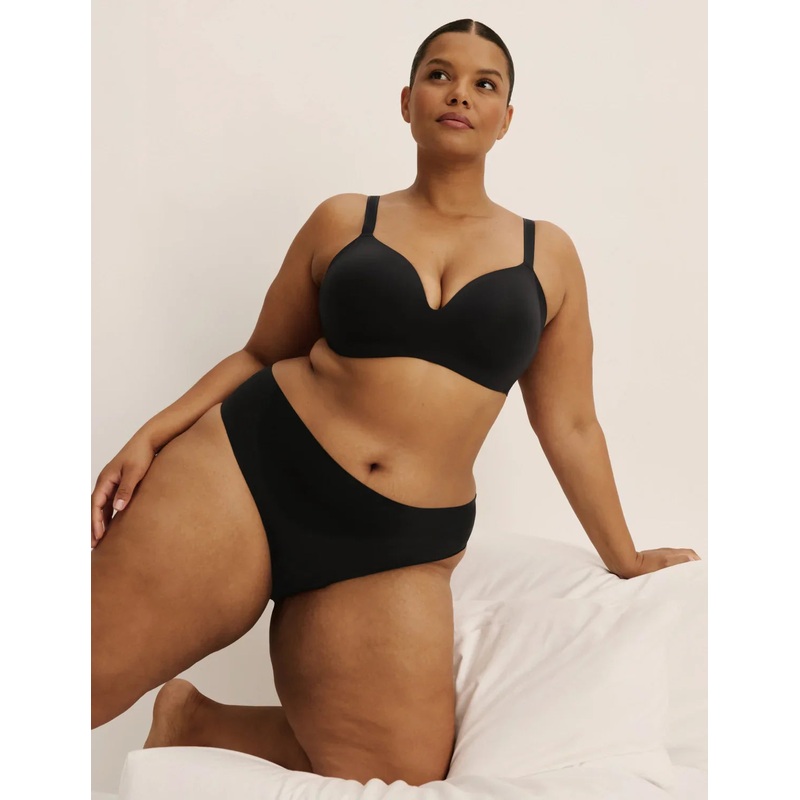 Super Leakproof No-Show French Cut Black XS