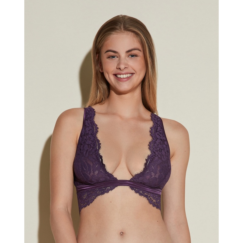 Tall Triangel-Bralette Zaadi Purple S