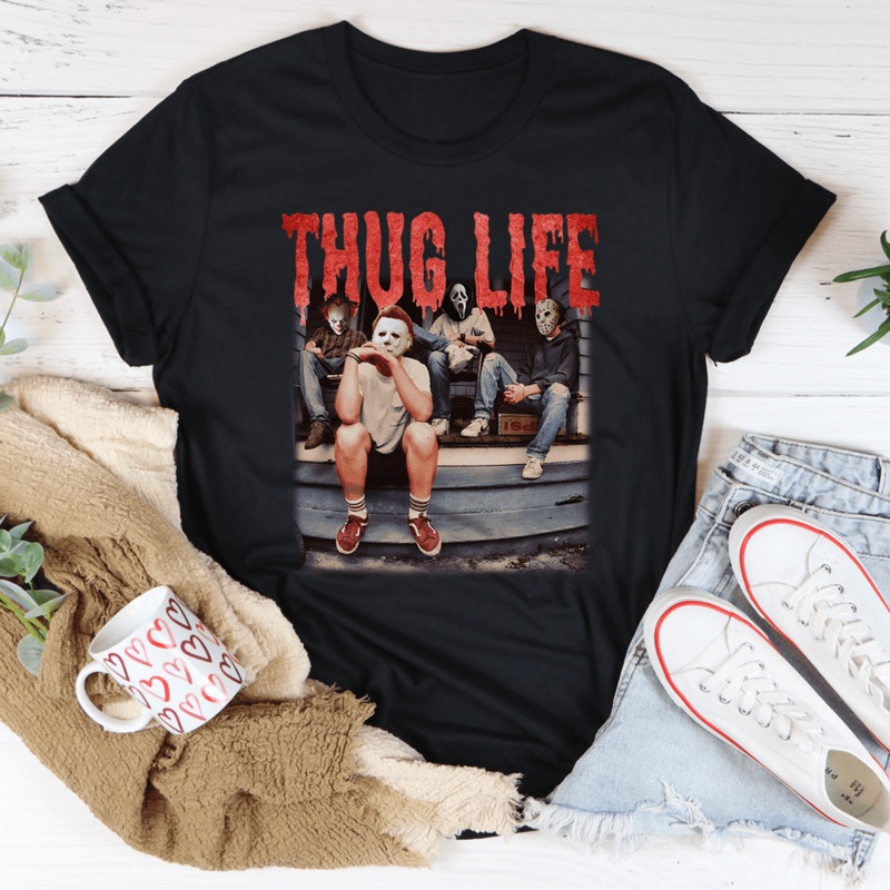 Thug Life Tee Athletic Heather S
