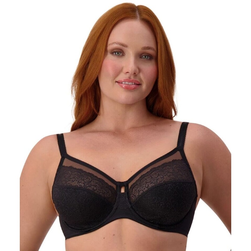 Triumph Sheer Underwired Bra – Black 32DD